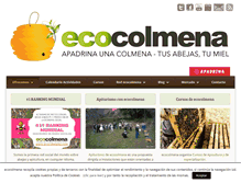 Tablet Screenshot of ecocolmena.com